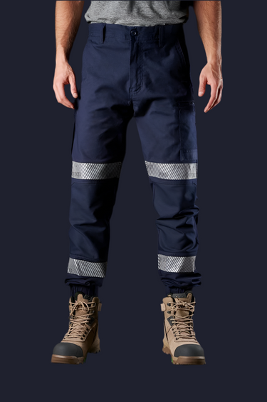 FXD WP.4T Hi-Vis Stretch Cuffed Work Pants