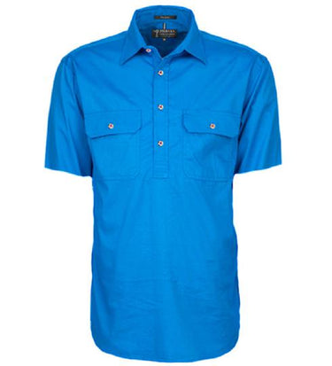 Pilbara Men's Closed Front Short Sleeve Shirt RM200CFS