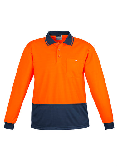 Syzmik Unisex Hi Vis Basic Long Sleeve Polo - ZH232