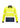 Syzmik Unisex Hi Vis Segmented Tape Long Sleeve Polo ZH530 - Yellow/Navy