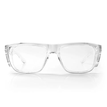 Safestyle Fusions XL Blue Frame Clear Safety Glasses – AS/NZS 1337.1 Certified