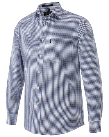 Pilbara Men's Y/D Check, Single Pocket, L/S Shirt - RMPC114