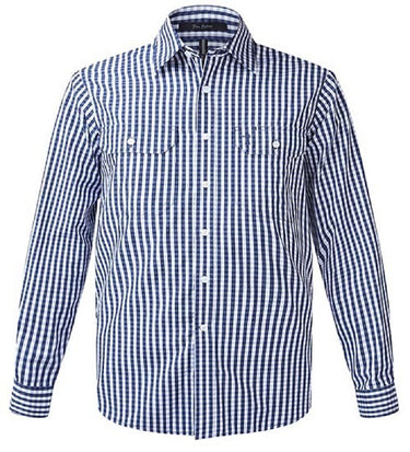 Pilbara Men's Check L/S Shirt - RMPC004