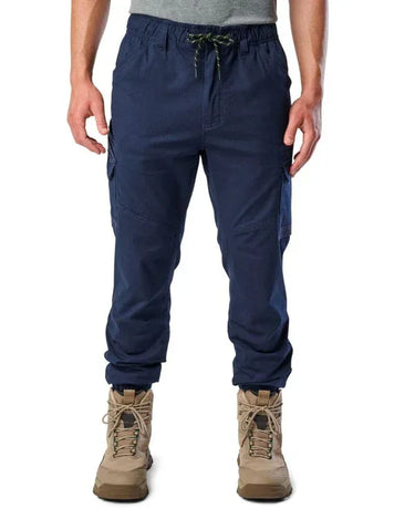 Cuffed Elastic Waist Stretch Ripstop Work Pant WP-12C