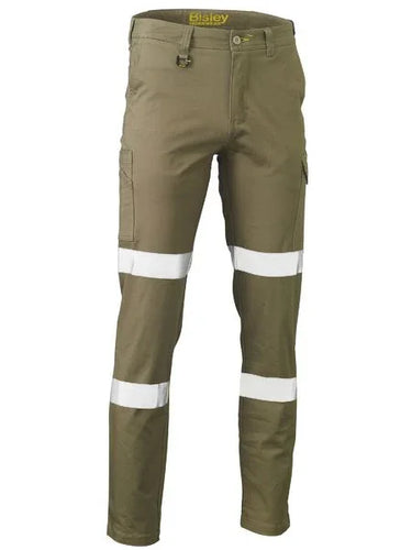 Bisley Taped Stretch Cotton Drill Cargo Pants