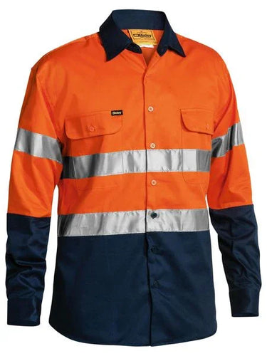 Bisley Taped Hi Vis Drill Shirt - BS6415T