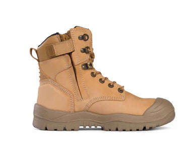 Mongrel 561050 High Leg Zipsider Safety Boots Wheat – Steel Toe