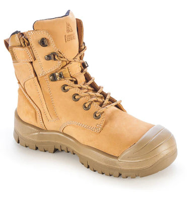 Mongrel 561050 High Leg Zipsider Safety Boots Wheat – Steel Toe