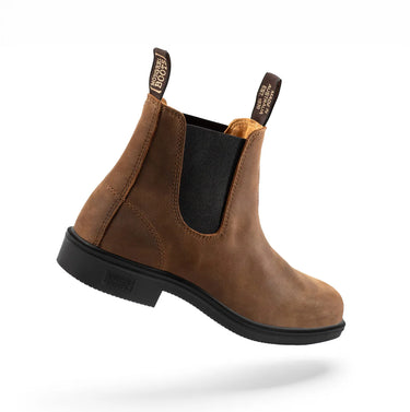 Mongrel K9 K92077 Heritage Brown Riding Boot – Premium Leather Chisel Toe