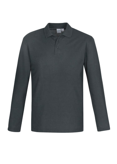 Mens Crew Long Sleeve Polo - P400ML