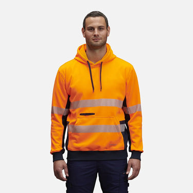 KING GEE HI-VIS REFLECTIVE PULLOVER HOODIE - K55054