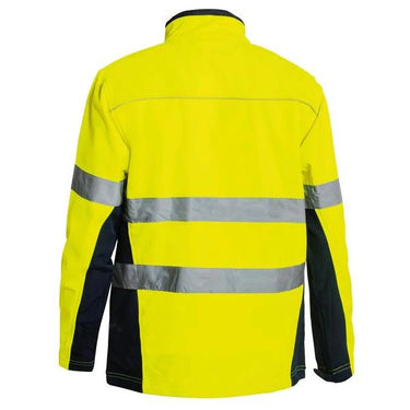 Bisley Taped Hi Vis Soft Shell Jacket - BJ6059T