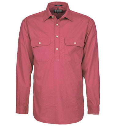 Pilbara Men's Closed Front L/S Shirt - RM200CF