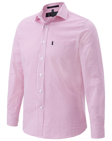 Pilbara Men's Y/D Check, Single Pocket, L/S Shirt - RMPC114