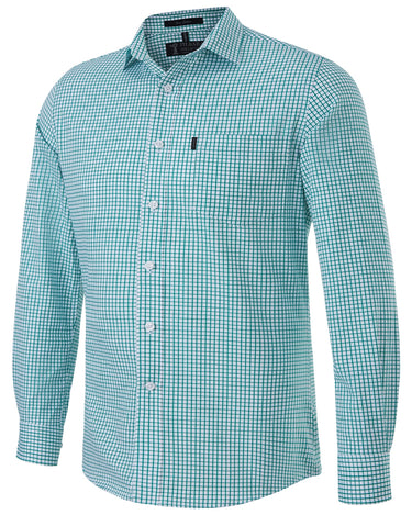 Pilbara Men's Y/D Check, Single Pocket, L/S Shirt - RMPC114