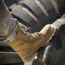 Steel Blue Argyle Lace-Up Work Boot