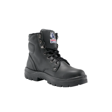 Steel Blue Argyle Lace-Up Work Boot - 312102