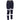 Womens Taped Mid Rise Stretch Cotton Pants - BPL6015T