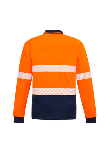 Unisex Hi Vis Segmented Tape Long Sleeve Polo - ZH530
