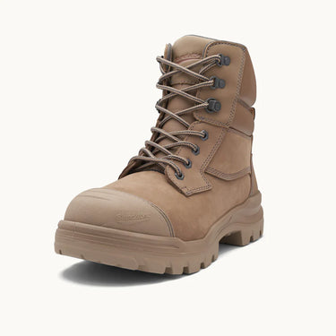 Blundstone RotoFlex 8063 Zip Sided Safety Boots Stone – Steel Toe