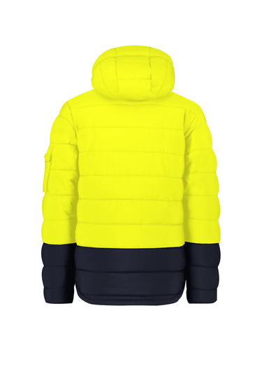 Syzmik Hi-Vis Unisex Streetworx Hooded Puffer Jacket - ZJ240