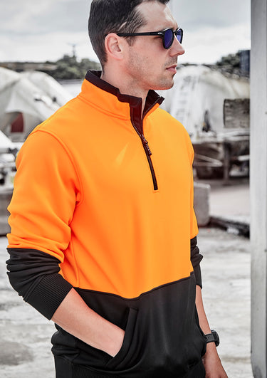 Syzmik Unisex Hi Vis 1/2 Zip Pullover - ZT476