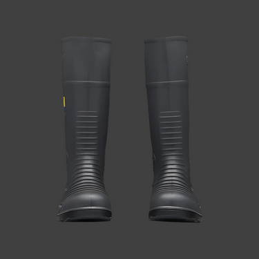 Blundstone Waterproof Safety Gumboot Black
