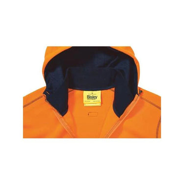 Bisley Hi Vis Zip Front Fleece Hoodie - BK6819
