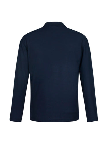 Mens Crew Long Sleeve Polo - P400ML