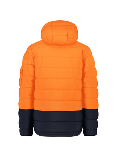 Syzmik Hi-Vis Unisex Streetworx Hooded Puffer Jacket - ZJ240