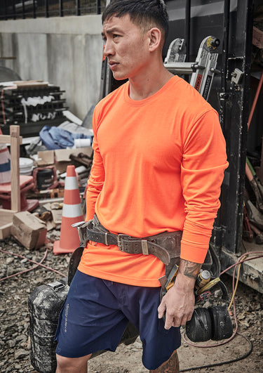 Syzmik Mens Hi Vis Long Sleeve Tee - ZH390