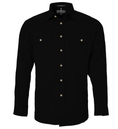 Pilbara Men's Closed Front L/S Shirt - RM500BT