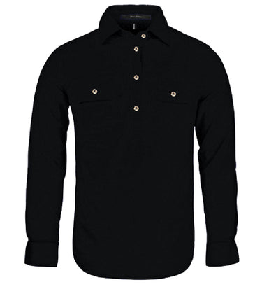 Pilbara Women's Closed Front L/S Shirt - RM300CF