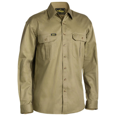 Bisley BS6433 Cotton Drill Long Sleeve Work Shirt