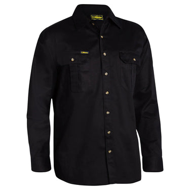 Bisley BS6433 Cotton Drill Long Sleeve Work Shirt