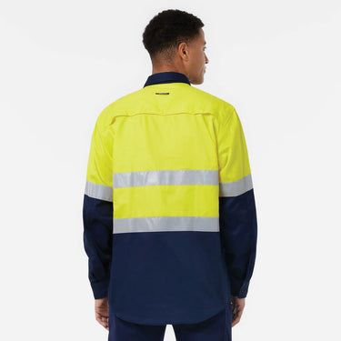 KING GEE CLOSED FRONT VENTED DRILL SHIRT TAPE