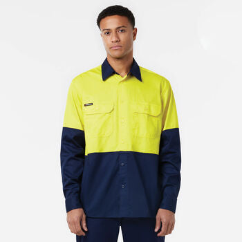 KING GEE ORIGINALS VENTED DRILL SHIRT