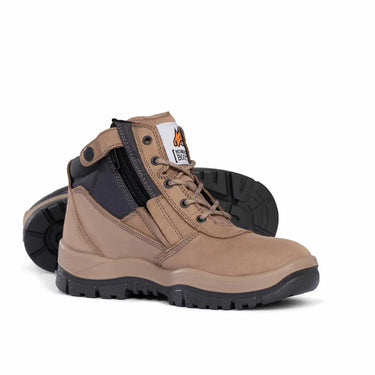 MONGREL ZIPSIDER BOOT W/ SCUFF CAP - 261060