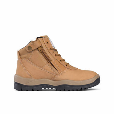Mongrel 261050 Low Cut ZipSider Safety Boots Wheat – Steel Toe