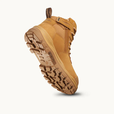 Blundstone RotoFlex 8550 Safety Boots – Wheat Zip‑Sided Composite Toe