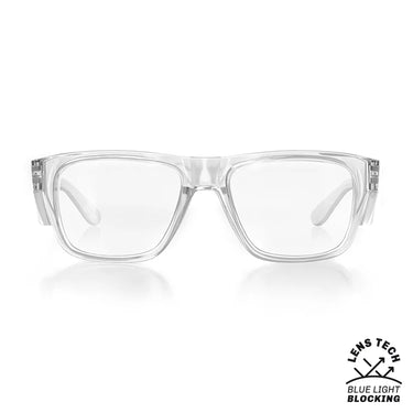 Safestyle Fusions Clear Frame Blue Light Blocking Safety Glasses – AS/NZS 1337.1 Certified