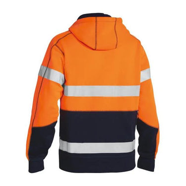 Bisley Taped Hi Vis Fleece Hoodie - BK6819T