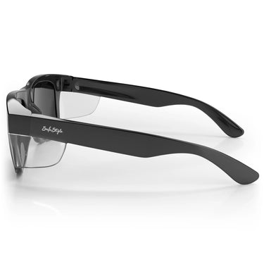 Safestyle Fusions XL Black Frame Tinted Lens Safety Glasses – AS/NZS 1337.1 Certified