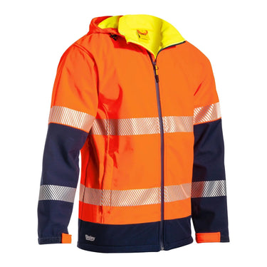 Bisley Taped Hi Vis Ripstop Bonded Fleece Jacket - BJ6934T