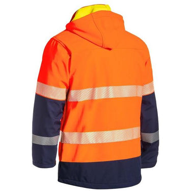Bisley Taped Hi Vis Ripstop Bonded Fleece Jacket - BJ6934T